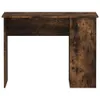 vidaXL Schreibtisch Räuchereiche 100x55x75 cm Holzwerkstoff Produktbild-Vorschau 4