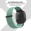 Strap-it Fitbit Versa 4 Nylon Armband (Minze) Produktbild-Vorschau 5