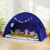 COSTWAY Kindertent, speelhut met 2 ramen en vlaggen, Productafbeelding-voorbeeld 2