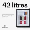 Klarstein Chladnička, mini chladnička so sklenenými Náhľad obrázku produktu 2
