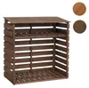 Abri à bois HWC-Q16, étagère pour bois de chauffage, abri à Voir les images du produit 8