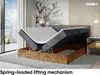 MEBLINI Boxspringbett mit Bettkasten - Gepolstert Produktbild-Vorschau 4