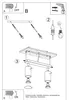Instructional diagram for assembling a ceiling lamp. Náhled obrázku produktu
