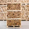 Palette kammergetrocknetes gespalten Eiche Brennholz 25cm Produktbild-Vorschau 2