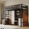 Lit mezzanine métallique Fortuna Lai 90 x 200 cm, cadre de Voir les images du produit 3