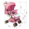 Buggy Kinderwagen zusammenklappbar verstellbare Rückenlehne Produktbild-Vorschau 7