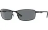 Ray-Ban RB3498, Erwachsener, Uni, Rechteckig, Schwarz, Produktbild-Vorschau 4