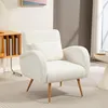 HOMCOM Sessel gepolsterter Loungesessel mit Armlehnen, Produktbild-Vorschau 2
