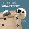 Legowisko dla psa Lumaland In-& Outdoor M 90x65x9cm beżowe Podgląd zdjęcia produktu 4