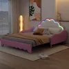 Ulife Sofabett mit Kunstlederbezug und LED-Beleuchtung per Produktbild-Vorschau 6