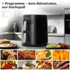XXL Heißluftfritteuse 10 L Doppelkorb Airfryer 2700 W, Produktbild-Vorschau 4