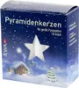 Pyramidová svíčka 18 bílá 18x105mm Náhled obrázku produktu 3