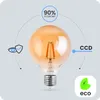 Żarówka LED E27 Kula G125 4W = 40W 470lm 2000K Ciepła 360° Podgląd zdjęcia produktu 4