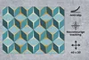 MuchoWow® Mauspad Mousepad Gold - Blau - Muster 40x30 cm - Produktbild-Vorschau 2