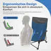 Sekey 2er Set Strandstuhl Faltbar Campingstuhl Leicht Produktbild-Vorschau 4