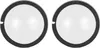 Two circular lens protectors with black rims are shown against a white background. Náhled obrázku produktu