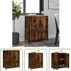 The Living Store Sideboard Räuchereiche 70x30x80 cm Produktbild-Vorschau 1