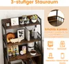 COSTWAY Katzenschrank mit Bücherregal, Ladestation, 3 Produktbild-Vorschau 6