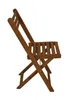 DEGAMO Klappstuhl Gartenstuhl Holzstuhl PORTO, Eukalyptus Produktbild-Vorschau 4