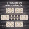 Tischset 6x45x30 cm + 6x10fi cm Platzset Tischmatte Produktbild-Vorschau 4