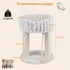 COSTWAY Katzenbaum in peluche, con tiragraffi, piattaforma Anteprima dell’immagine prodotto 3