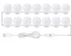 14 LED Spiegelleuchte mit 3 Farbe, Hollywood-Stil Dimmbar Produktbild-Vorschau 9