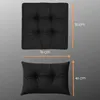 Polster Gartenmöbel Set 70x70 + 40x70 cm Outdoor Produktbild-Vorschau 2