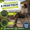 tillvex Gartenstuhl Anthrazit klappbar aus Aluminium | Produktbild-Vorschau 5