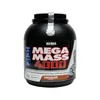 A black tub of Weider Mega Mass 4000 chocolate flavored protein powder. Produktbild-Vorschau