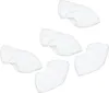Five white microfiber steam mop pads are scattered on a white background. Náhled obrázku produktu