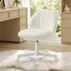 SONGMICS Homeoffice-Stuhl, Schminkstuhl aus Fleece, Produktbild-Vorschau 9