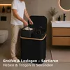 Roxlin Wäschekorb XXL 150L faltbar Bambus mit Deckel und 2 Produktbild-Vorschau 4