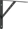 vidaXL Support d'étagère 4 pcs. 40x2,5x25 cm noir acier Voir les images du produit 3