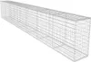 vidaXL Gabionenwand mit Abdeckung Verzinkter Stahl Produktbild-Vorschau 1