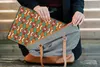 MuchoWow® Laptop Hülle 13 Zoll Design - Retro - Orange - Produktbild-Vorschau 6
