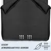 Bettwäsche 135x200 4teilig Einfarbig Schwarz Kissenbezug Produktbild-Vorschau 5