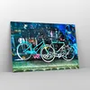 Bilder auf glas - Fahrräder Graffiti Straße Wand - 120x80cm Produktbild-Vorschau 4