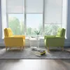 Mondeer Fauteuil de télévision avec cadre et pieds en bois Voir les images du produit 3