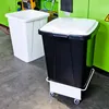 DURABLE Víko pro koš DURABIN® 90L, ?tvercové, zelená, Náhled obrázku produktu 6