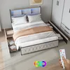 CDGlobal Polsterbett 180x200cm mit USB, Jugendbett Produktbild-Vorschau 9
