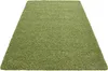 Teppich Wohnzimmer Hochflor Grün 240x340 Rechteck Unicolor Produktbild-Vorschau 1
