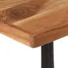 vidaXL Table de bistrot 60x60x76 cm acacia massif Voir les images du produit 6
