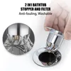 4 Pcs Ablauf Garnitur Abfluss Stopfen Waschbecken POP UP Produktbild-Vorschau 6