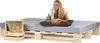 Lermowood Palettenbett 160 x 200 cm Natur Holzbett Produktbild-Vorschau 1