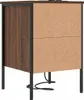 Noční skříňka Hnědý dub 42 x 41 x 61 cm kompozitní dřevo Náhled obrázku produktu 8