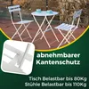 Albatros bistro set 3-dílný bílý - bistro stůl se 2 židlemi Náhled obrázku produktu 4