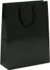 Prestiżowa Torba Laminowana 240x90x320mm Czarna Podgląd zdjęcia produktu 1