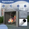 Gerätehaus Garagenzelt Carport Folienzelt Gartenschuppen Produktbild-Vorschau 6