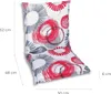 GO-DE Textil, Sesselauflage nieder, Sonnenkreise rot, Produktbild-Vorschau 2