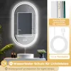 Badspiegel groß mit Beleuchtung, LED Knopfschalter, Produktbild-Vorschau 4